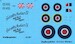 Gloster Meteor MKIV EE455 "Yellow Peril" decals PFM320367