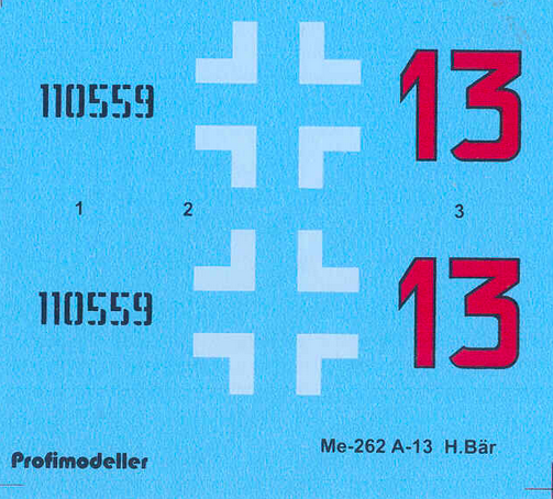 Heinz Bär; Messerschmitt Me262A-13 32413