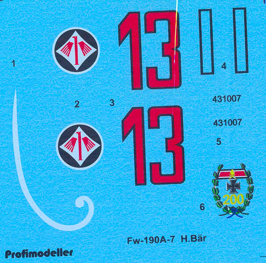 Heinz Bär: Focke Wulf FW190A-7  32414