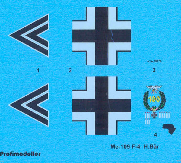 Heinz Bär: Messerschmitt BF109F-4 32420