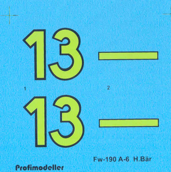 Heinz Bär: Focke Wulf FW190A-6  32445