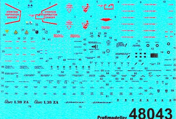 L39 Albatros Stencils (English)  48043