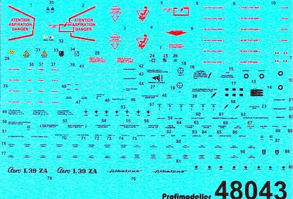 L39 Albatros Stencils (English) 48043