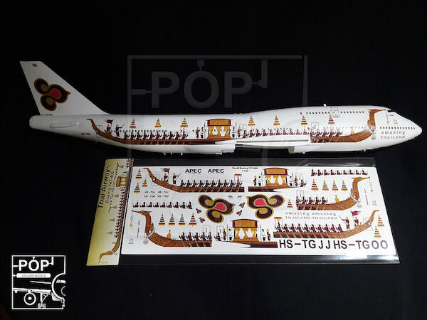 Boeing 747-400 (Thai Airways Royal Barge HS-TGJ, HS-TGO) PPP144-01