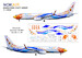 Boeing 737-800 (NOK Air 'Nok Fahkram' HS-DBW) (Revell) PPP144-012