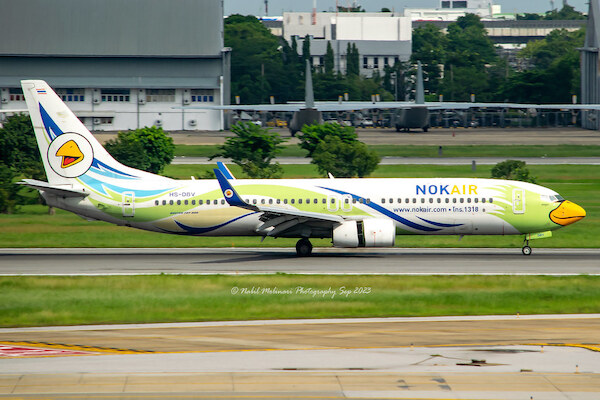 Boeing 737-800 (NOK Air 'Nok Phu Pah' HS-DBV) (Revell) PPP144-013