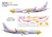 Boeing 737-800 (NOK Air 'Nok Tawan' HS-DBX) (Revell) PPP144-015