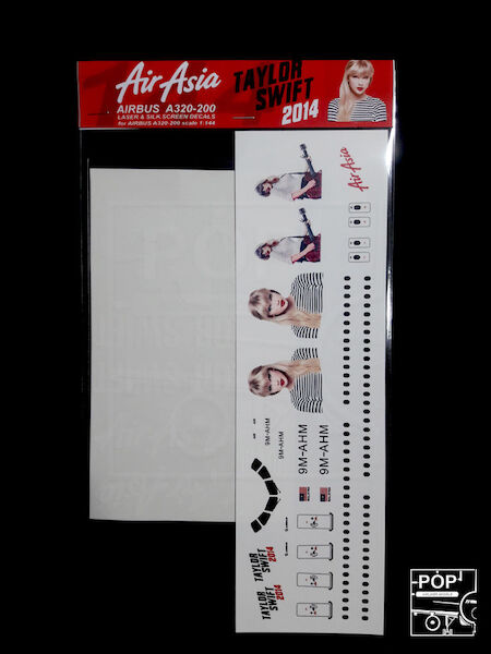 Airbus A320-216 (Air Asia 9M-AHM "Taylor Swift") (BACK IN STOCK) PPP144-021