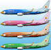 Boeing 737-800 (NOK Air - HS-DBD 'NOK Naanfha" BLUE) PPP144-DBD