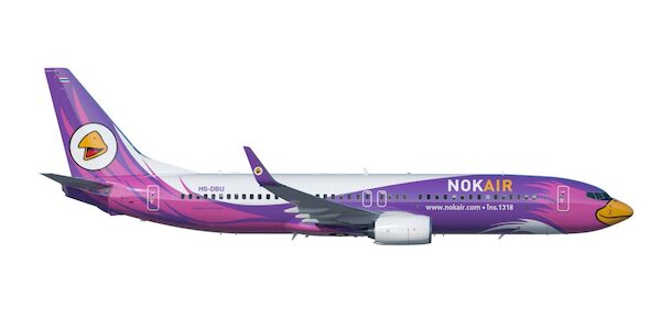 Boeing 737-800 (NOK Air HS-DBP/R/S/T/U) (Revell) PPP144-NOK