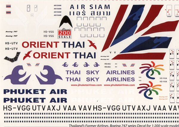 Boeing 747, The oldies, Old Thai Companies PPP2-747mix