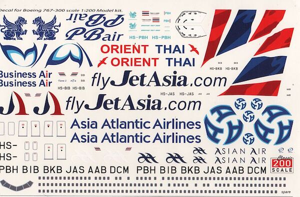 Boeing 767-300 Thai Companies PPP2-767mix