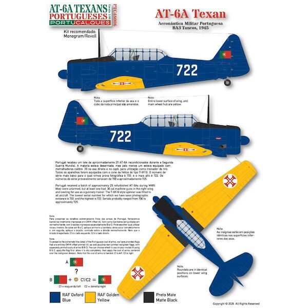 AT-6A/SNJ-4 Texan (Portugese AF)  PTC48006