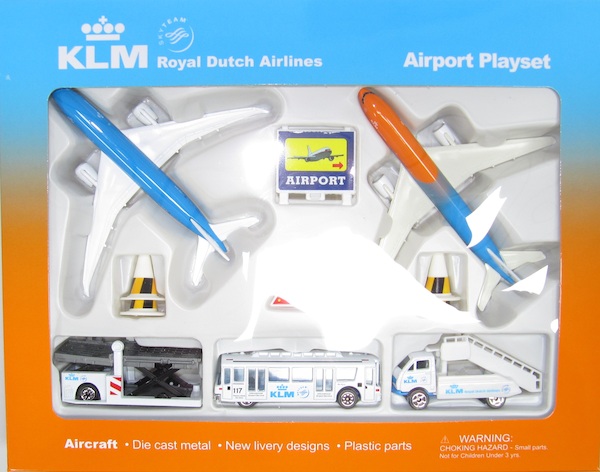 Airport Playset (KLM Boeing 787 / Orange Pride B777) 223007