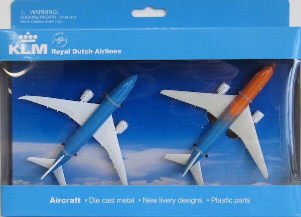 Plane set: Boeing 787 KLM / Boeing 777 KLM orange pride 223489