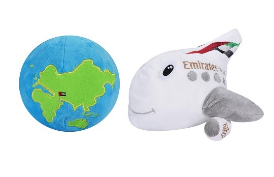 Plush Plane / Globe (Emirates) 3000101300624