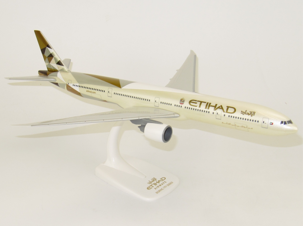 ETIHAD Boeing 777-300ER 1/200スケール PPC 220235 Boeing 777-300ER Etihad Airways A6-ETA