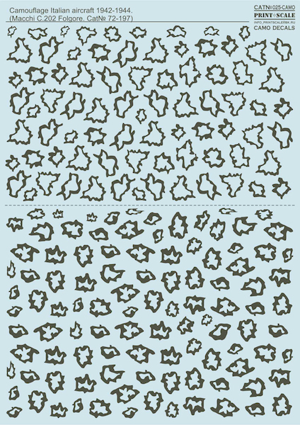 Camouflage Italian aircraft 1942-1944 PRS-CAMO-025