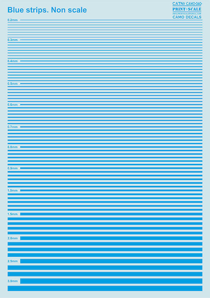 Mid Blue stripes PRS-CAMO-040