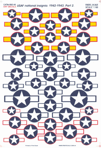USAF National Insignia 1942-1943 Part II 0003-48