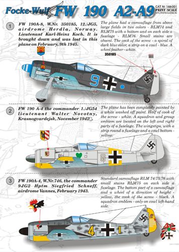 Focke Wulf FW190A-2/A-9 PRS144-001