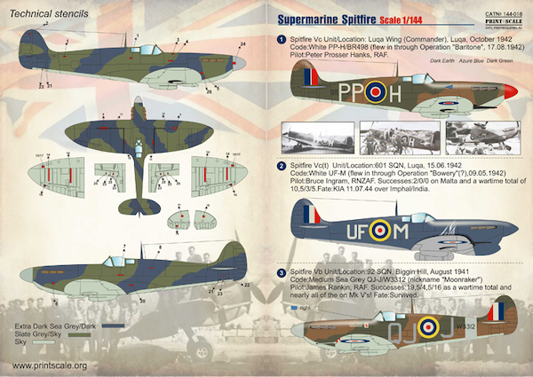 Supermarine Spitfire  PRS144-018