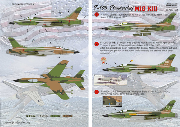 F-105 Thunderchief MiG Kill  PRS32-009