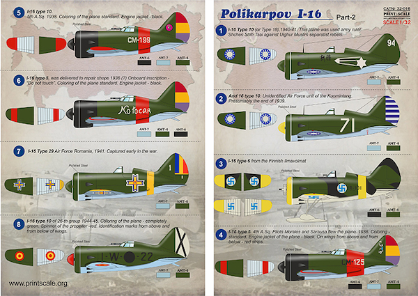 Polikarpov I-16 Part 2 PRS32-016