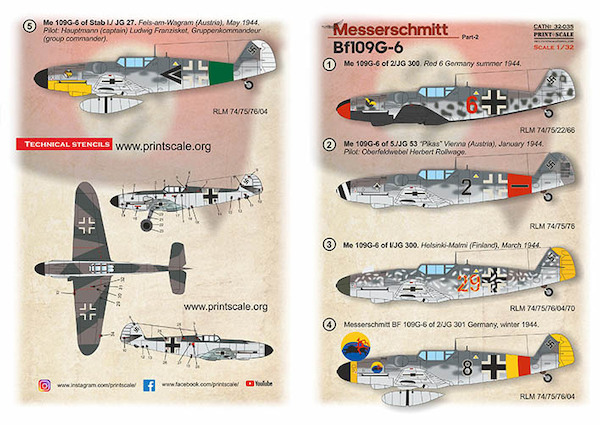 Messerschmitt Bf109 G-6 Part 2 PRS32-035