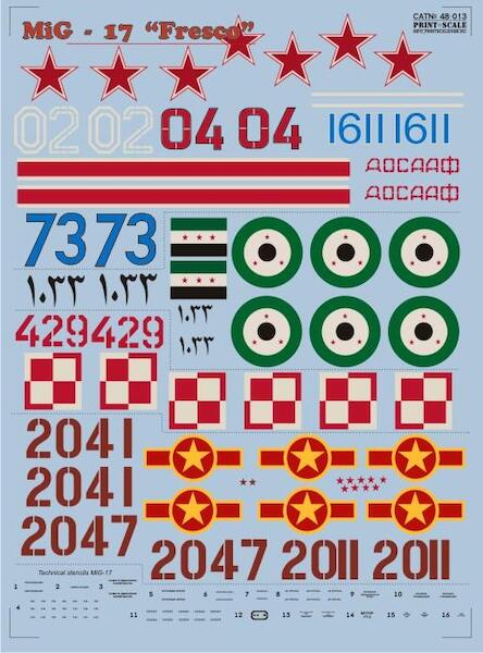 Mikoyan MiG17 "Fresco" PRS48-013