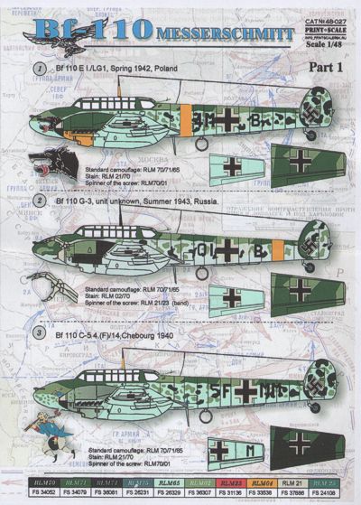 Messerschmitt BF110 Part 1  PRS48-027