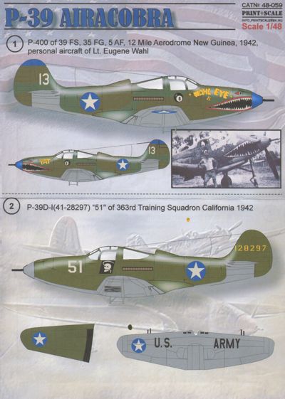 Bell P39 Airacobra PRS48-059