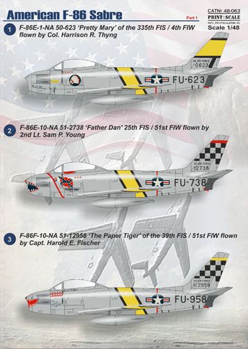North American F86E Sabre Part 1 PRS48-063
