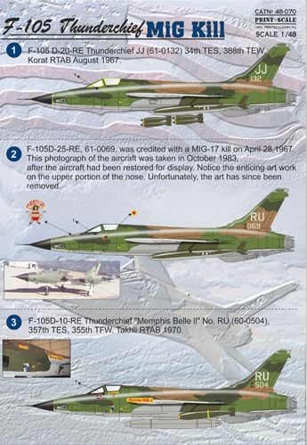 Republic F105D Thunderchief PRS48-070