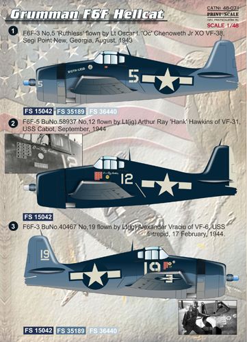 Grumman F6F Hellcat  PRS48-071