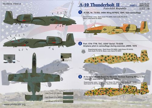 Fairchild A-10 Thunderbolt II Part 1 PRS48-072