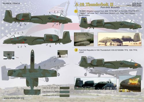 Fairchild A-10 Thunderbolt II Part 2 PRS48-073