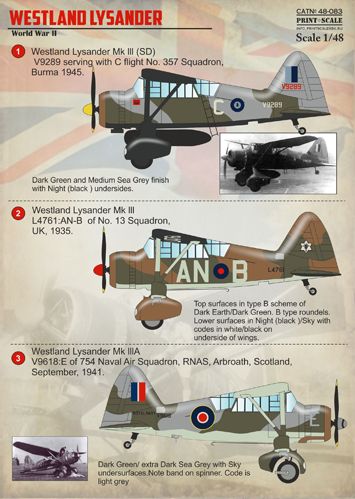 Westland Lysander  PRS48-083