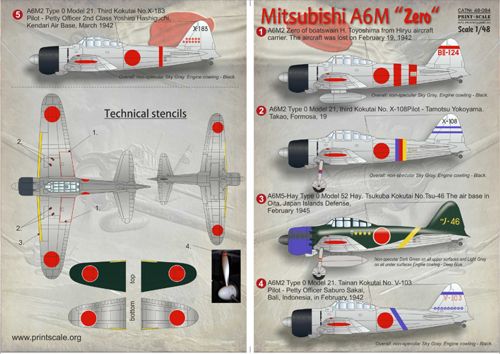 Mitsubishi A6M Zero  PRS48-084