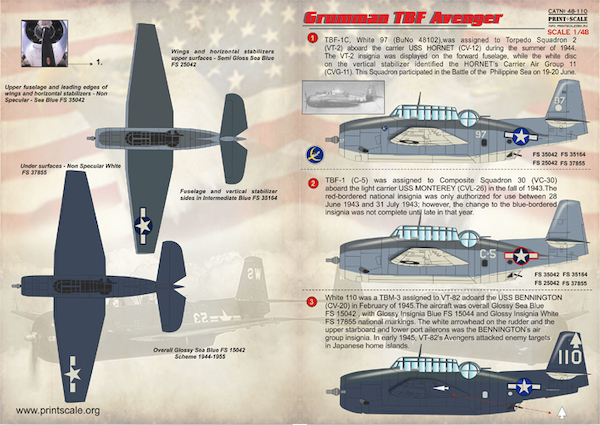 Grumman TBF Avenger  PRS48-110