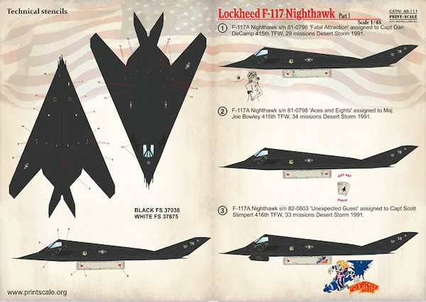 Lockheed F117 Nighthawk part 1 PRS48-111