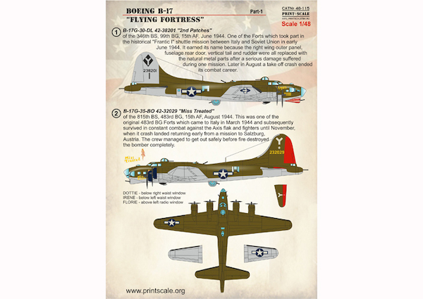 Boeing B17 Flying Fortress part 1  PRS48-115