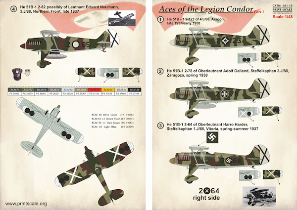 Aces of legion Condor prt 1 - Heinkel He 51  PRS48-118
