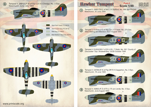 Hawker Tempest Part 1 PRS48-125