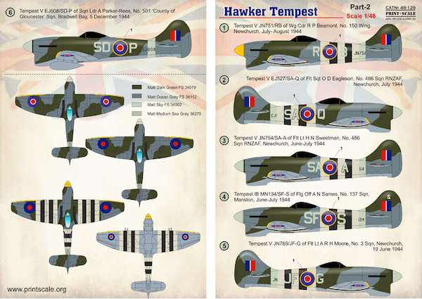 Hawker Tempest Part 2 PRS48-126