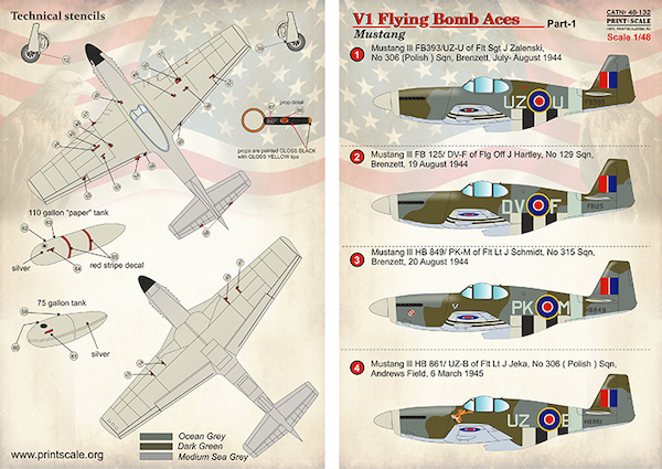 V1 Flying Bomb Aces Part 1: Mustang  PRS48-132