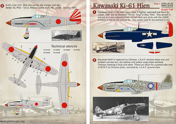 Kawasaki Ki61 Hien "Tony" Part 1 PRS48-134