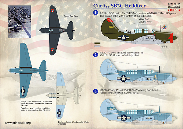 Curtiss SB2C Helldiver  PRS48-137