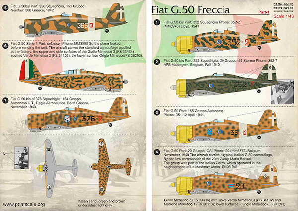 Fiat G50 Freccia part 1  PRS48-145