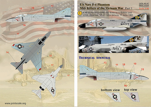 US Navy F4 Phantom Mig Killers of the Vietnam War part 1  PRS48-147
